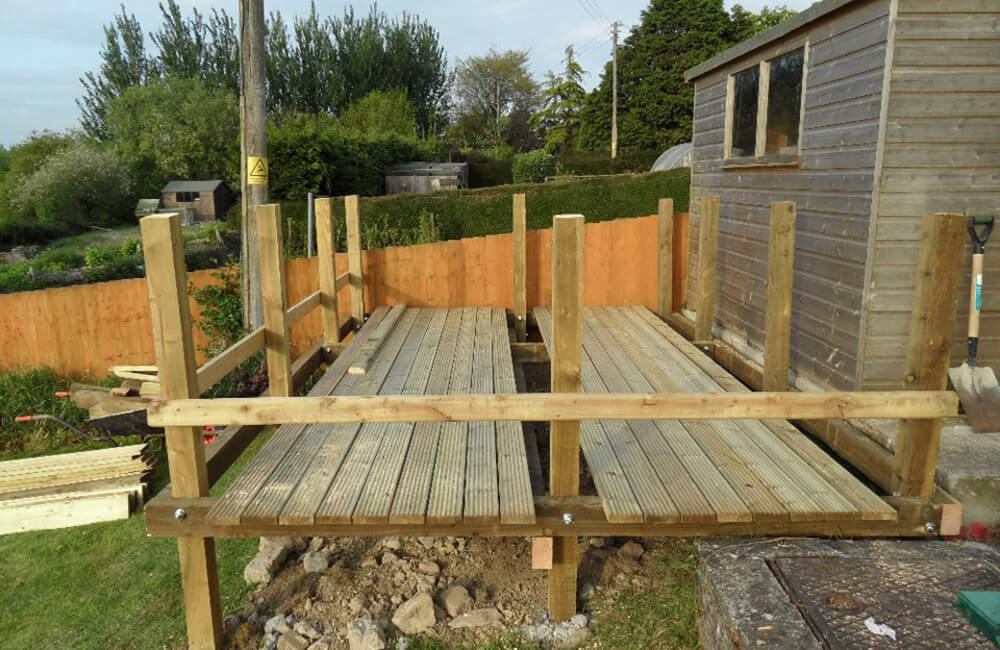 Decking in North Devon